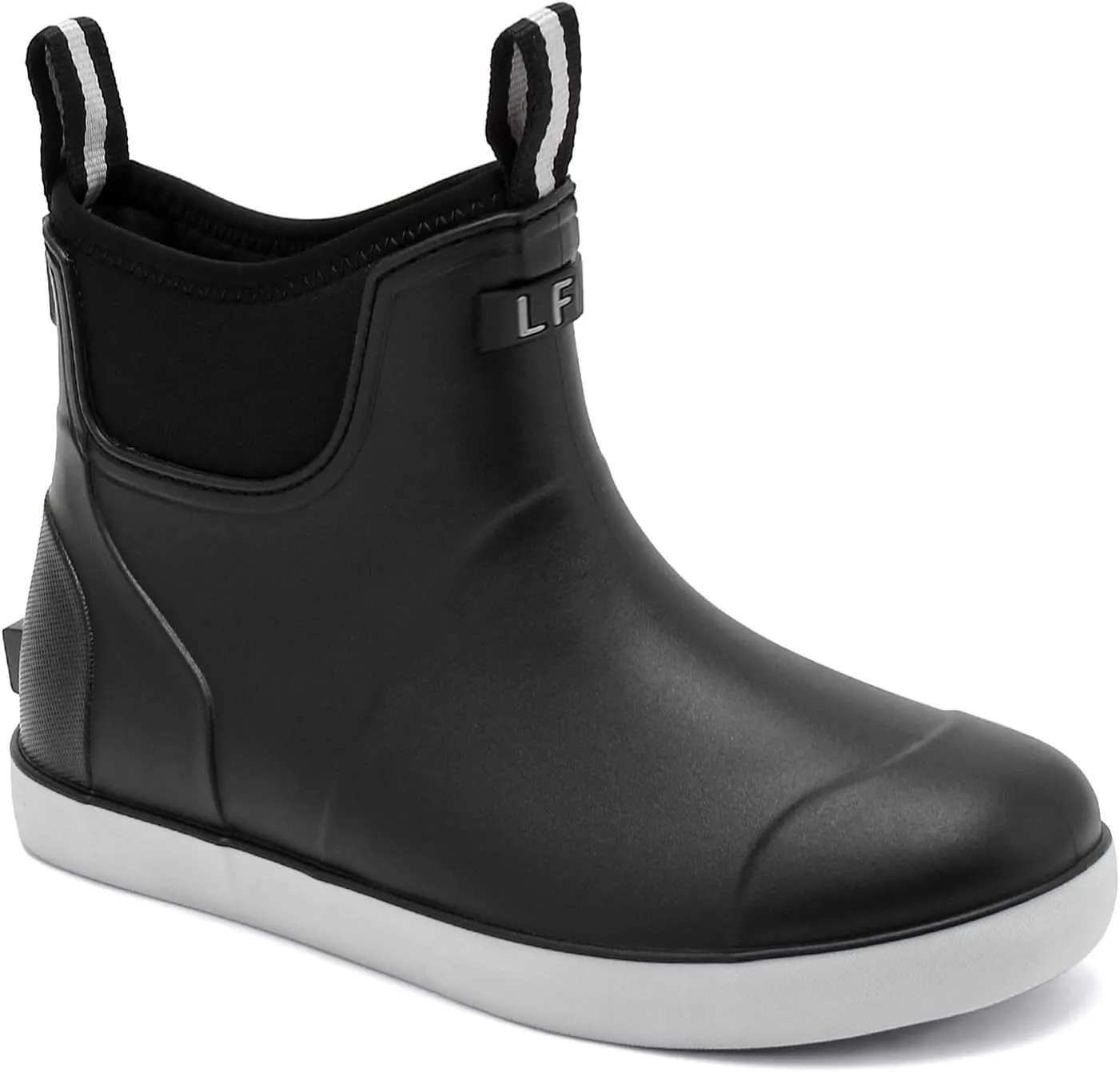 Men's Deck Boots, Fishing Boots Waterproof Rain Boots, Anti-Slip High Traction Ankle Rubber Boots for Professional Premium Neoprene Rubber, Garden Boots Shoe Footwear Booties for Men Outdoor Work