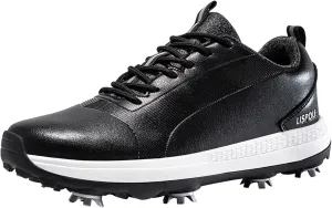 Men's Golfing Shoes Comfortable Cushioning Walking Sneaker Non-Slip Breathable Athletic Workout Golf Footwears