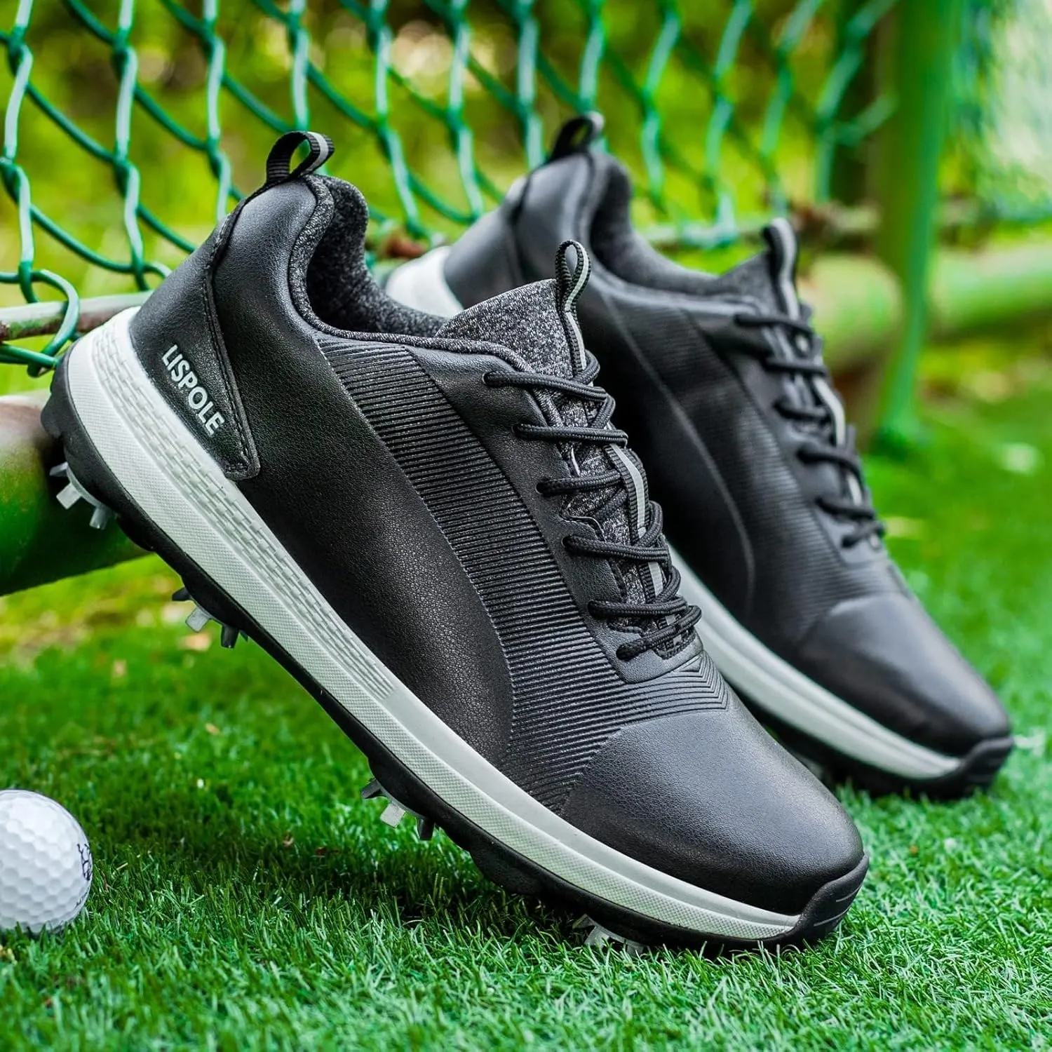 Men's Golfing Shoes Comfortable Cushioning Walking Sneaker Non-Slip Breathable Athletic Workout Golf Footwears