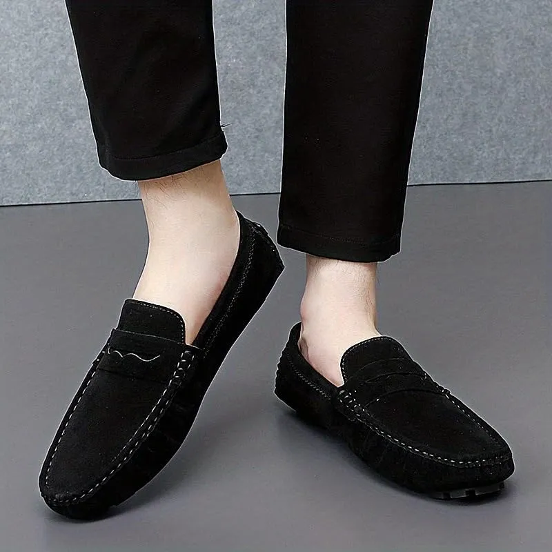 Men's Moccasins Penny Loafer Shoes, Driving Shoes, Comfy Non-Slip Slip On Shoes, Men's Footwear, All Seasons