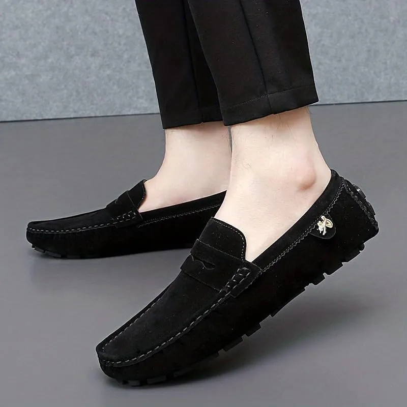 Men's Moccasins Penny Loafer Shoes, Driving Shoes, Comfy Non-Slip Slip On Shoes, Men's Footwear, All Seasons