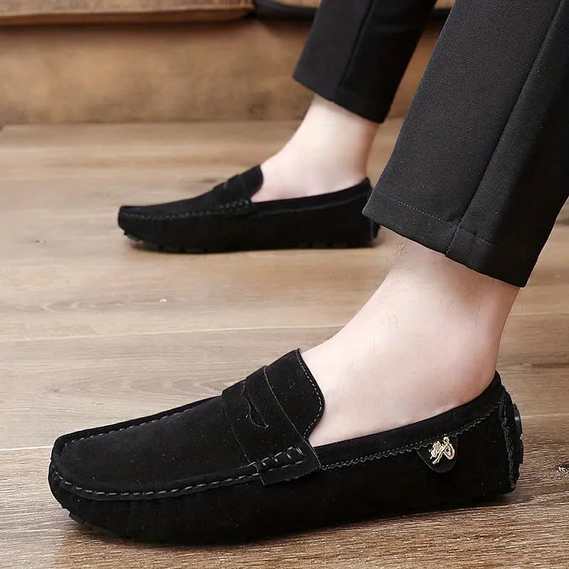 Men's Moccasins Penny Loafer Shoes, Driving Shoes, Comfy Non-Slip Slip On Shoes, Men's Footwear, All Seasons