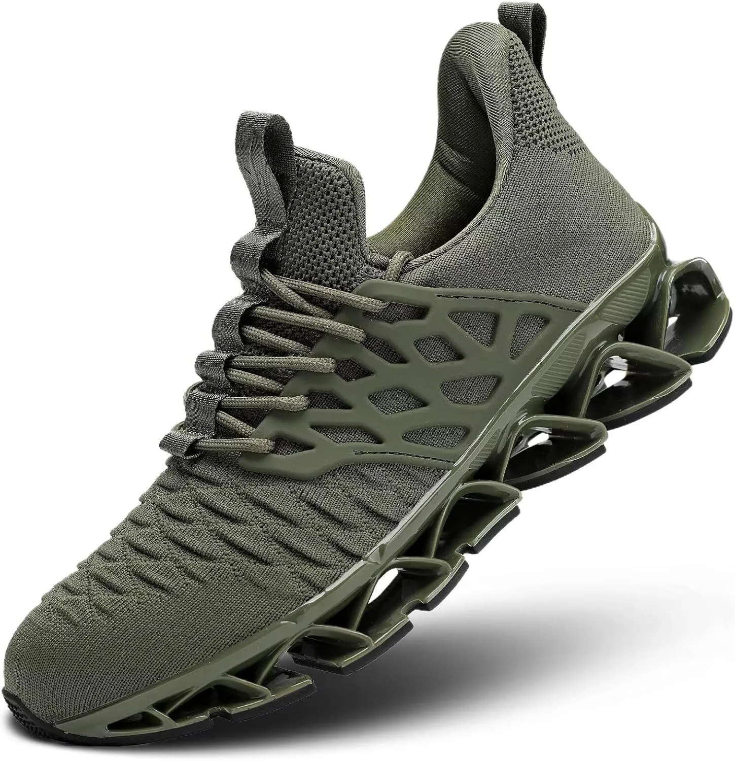 Mens Slip on Walking Shoes Running Blade Tennis Casual Fashion Sneakers Comfortable Non Slip Gym Athletic Sport Trainers