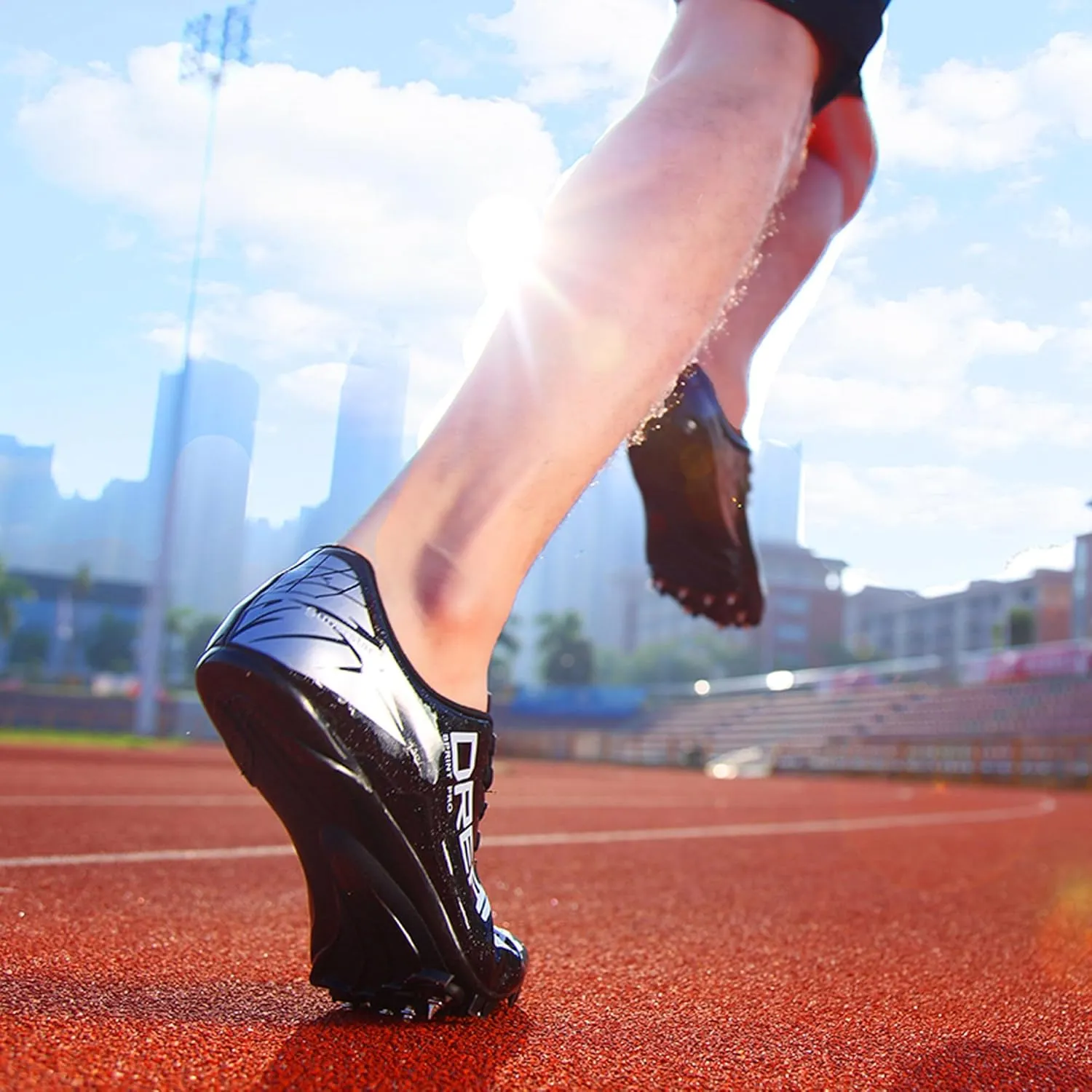 Mens Track and Field Shoes Teenagers Spikes Sneakers Boys Track Race Jumping Professional Running Nail Spikes Shoes Boys Girls