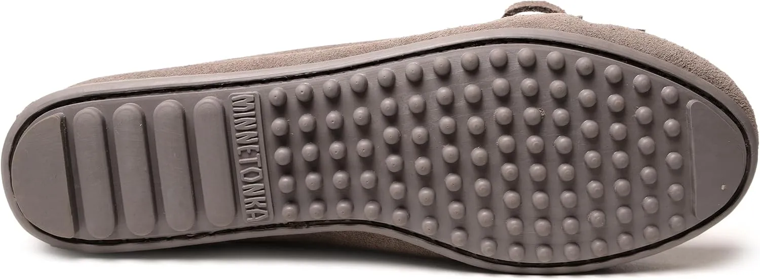 Minnetonka Womens Thunderbird Animikii Hardsole  Moccasins for Women with a Classic Leather Moccasin Silhouette, Cushioned Footbed, and Beaded Moccasin Design