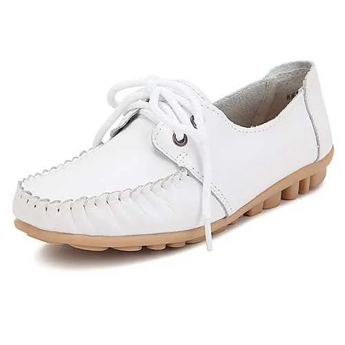 New Trendy Casual Flat Heel Shoes Bow Knot Round Toe Slip Candy Color Loafer Shoes