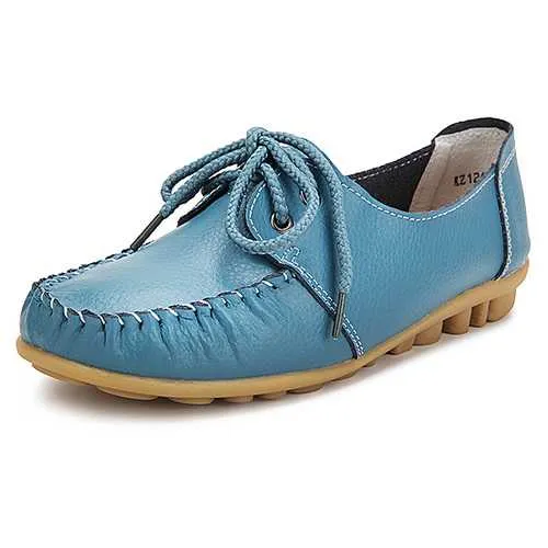 New Trendy Casual Flat Heel Shoes Bow Knot Round Toe Slip Candy Color Loafer Shoes