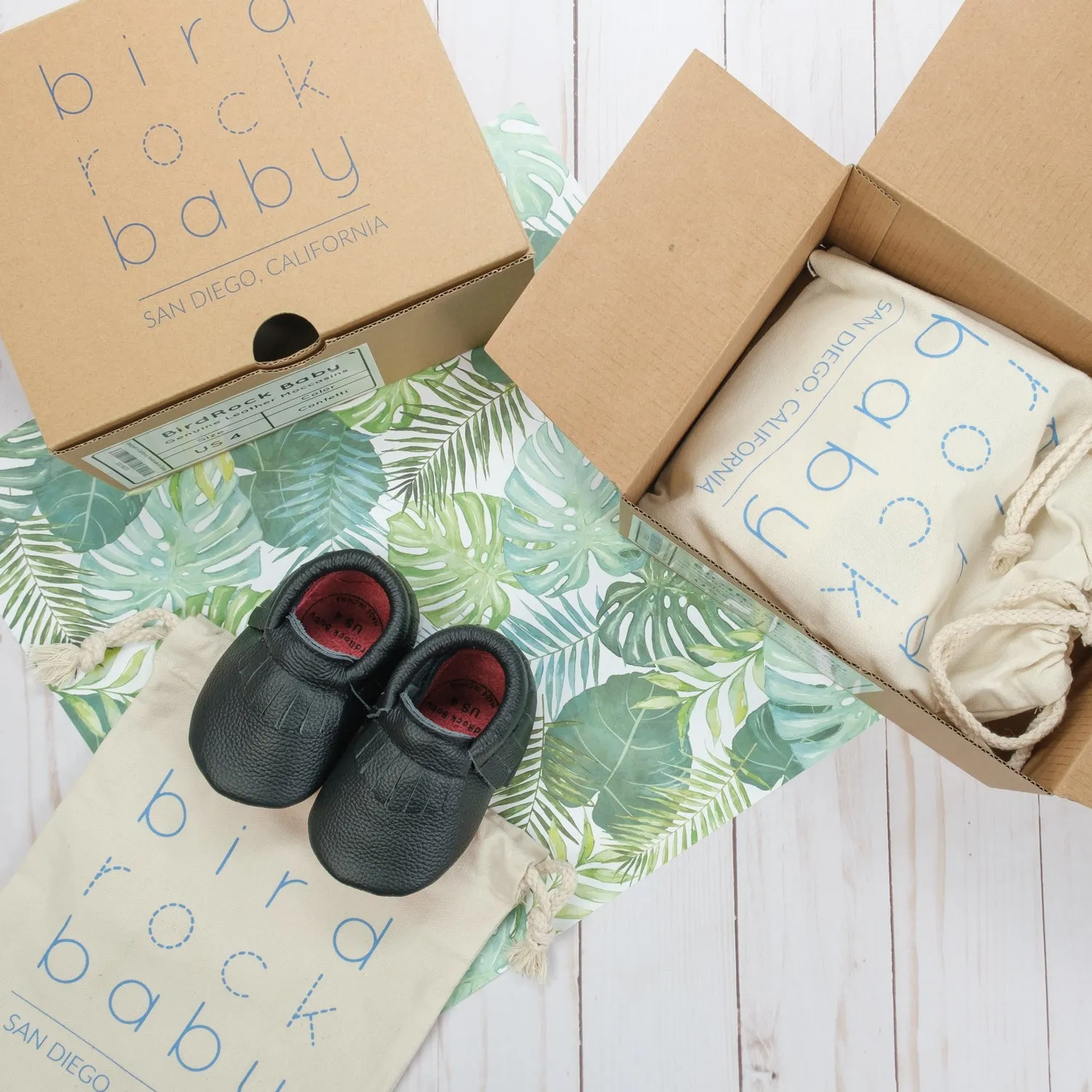 Panther Baby Moccasins