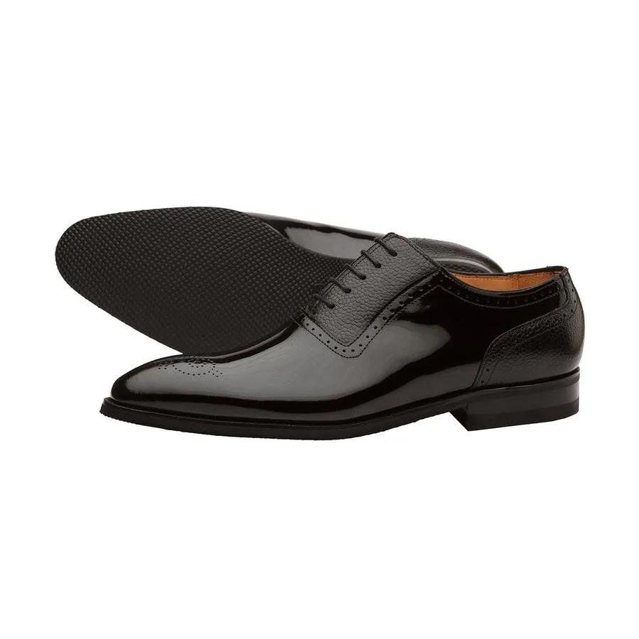 Patent Black Oxfords