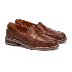 Pikolinos Women's Aldaya W8J-3541 Leather Loafer Shoes Cuero Brown