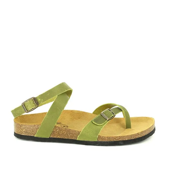 Plakton 101204 Khaki Slingback Sandals