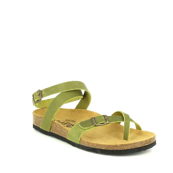 Plakton 101204 Khaki Slingback Sandals