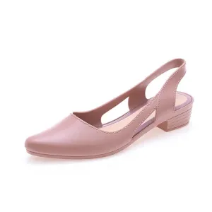 Pointed Toe Low Heel Sandal Flats