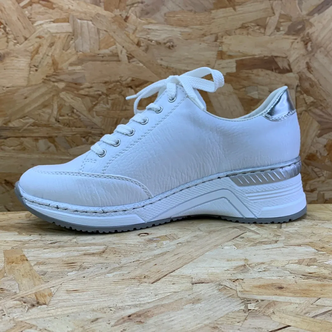 Rieker Womens Fashion Trainer - White