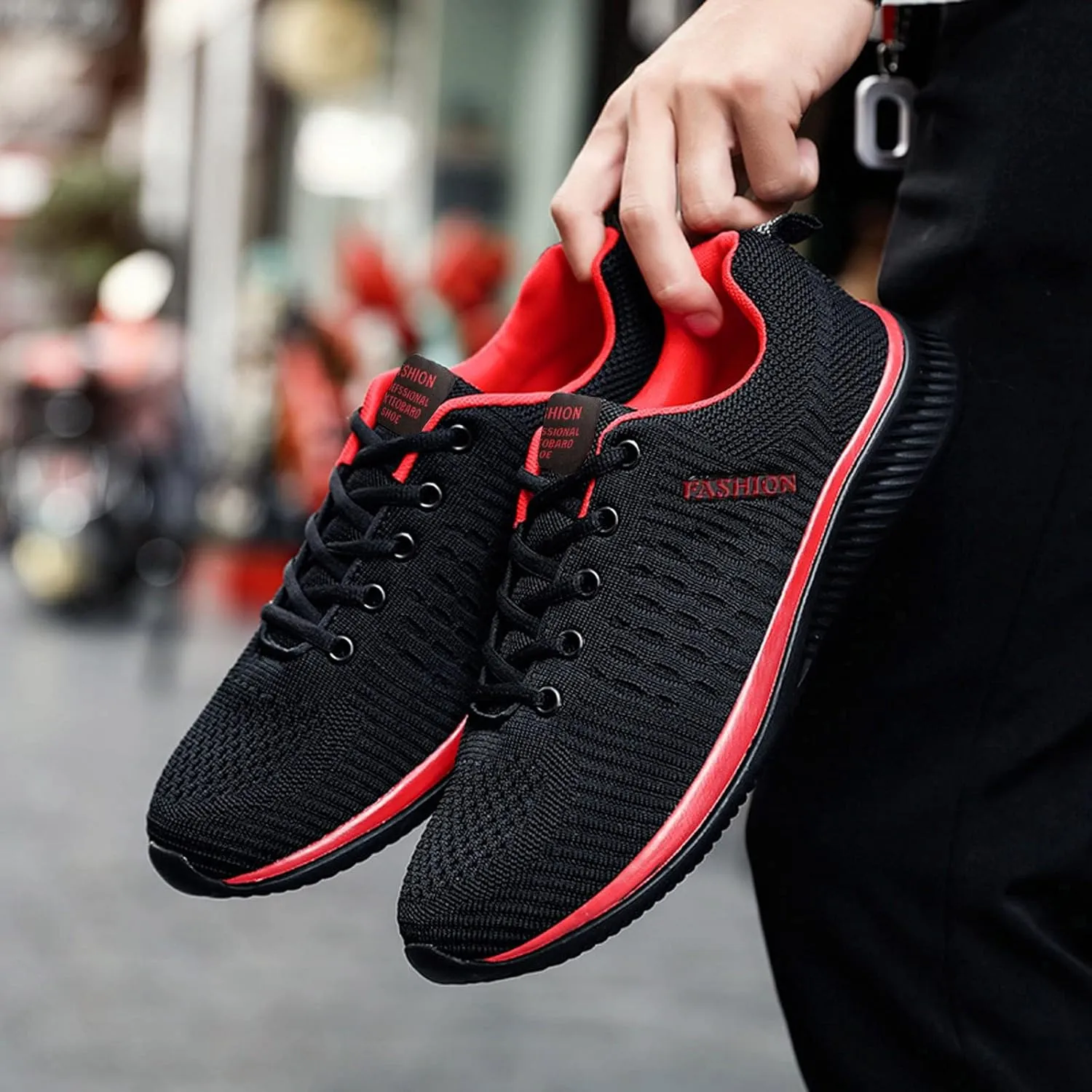 Running Shoes Lightweight Tennis Shoes Non Slip Gym Lace Up Walking Shoes Women Sport Brown Casual Shoes Walking Sneakers Tennis Shoe Trainers Shoe