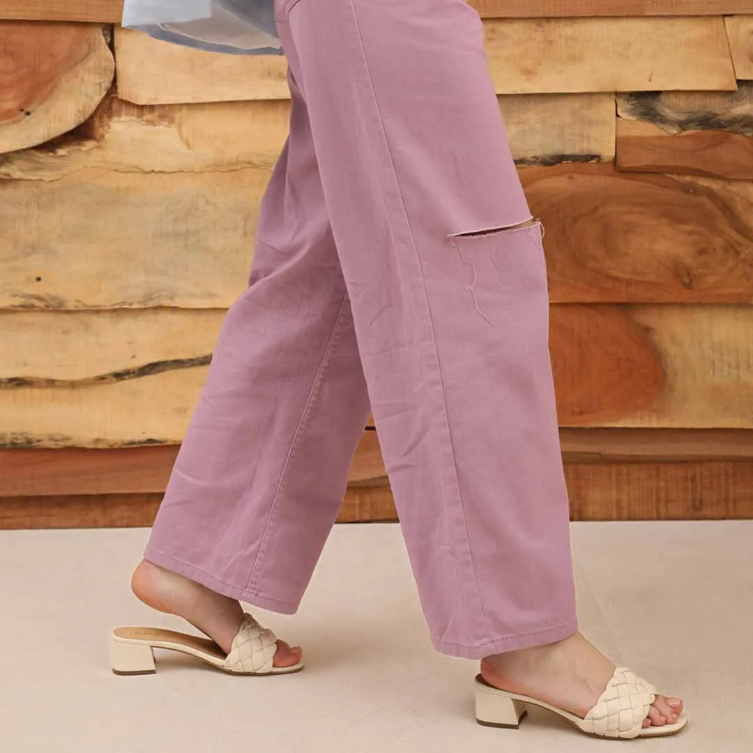 Saint Kate White Woven Leather Block Heel Mules