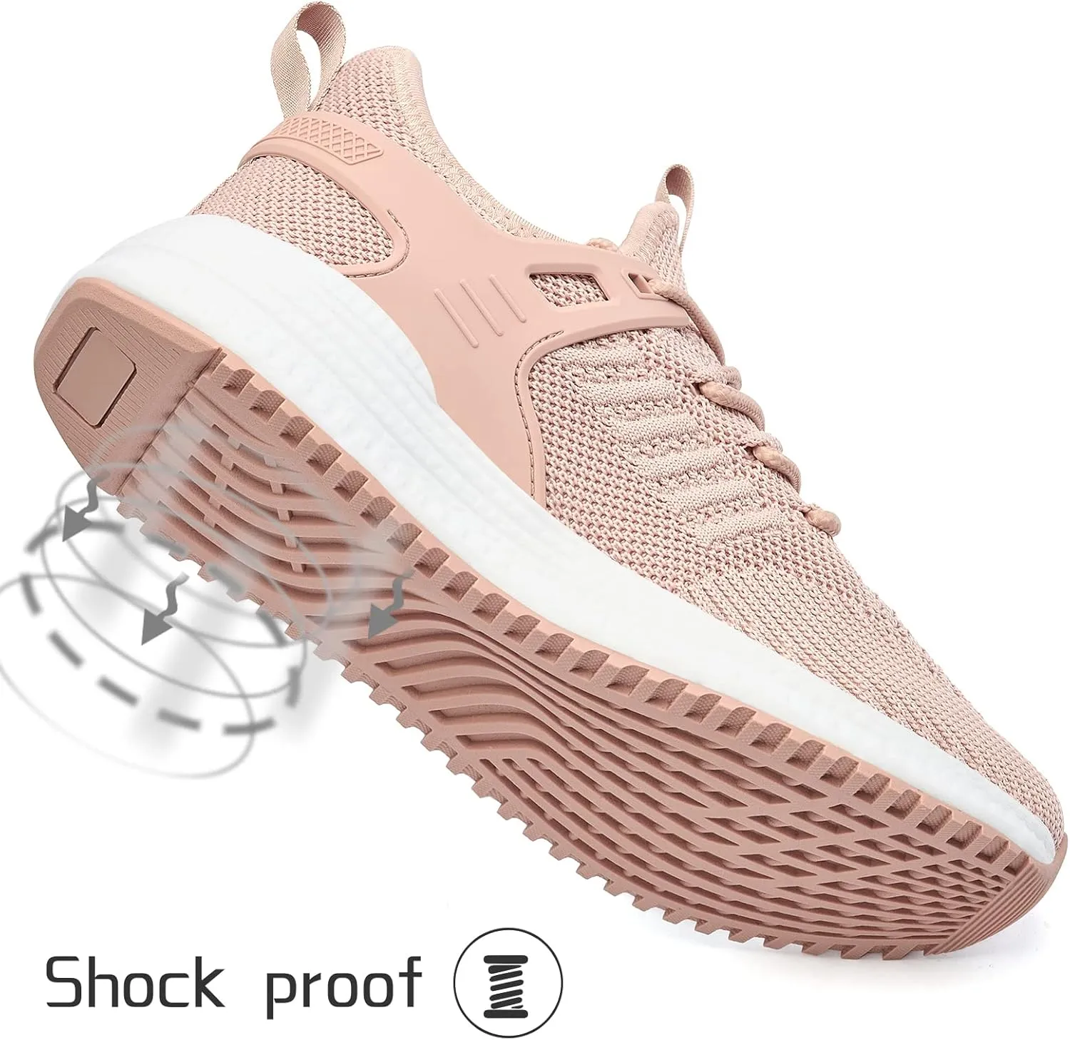 SDolphin Running Shoes Women Sneakers - Comfortable Memory Foam Lightweight Walking Tennis Workout Athletic Shoes
