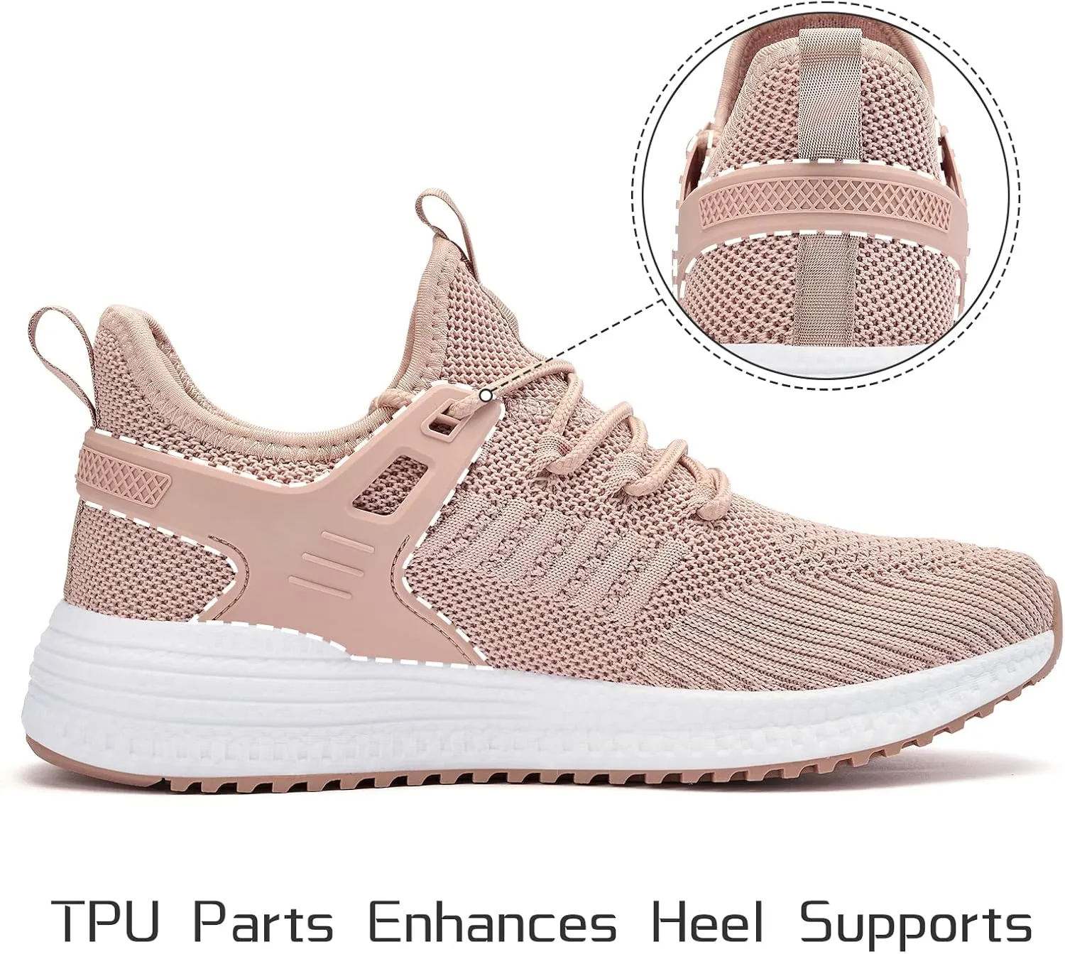 SDolphin Running Shoes Women Sneakers - Comfortable Memory Foam Lightweight Walking Tennis Workout Athletic Shoes