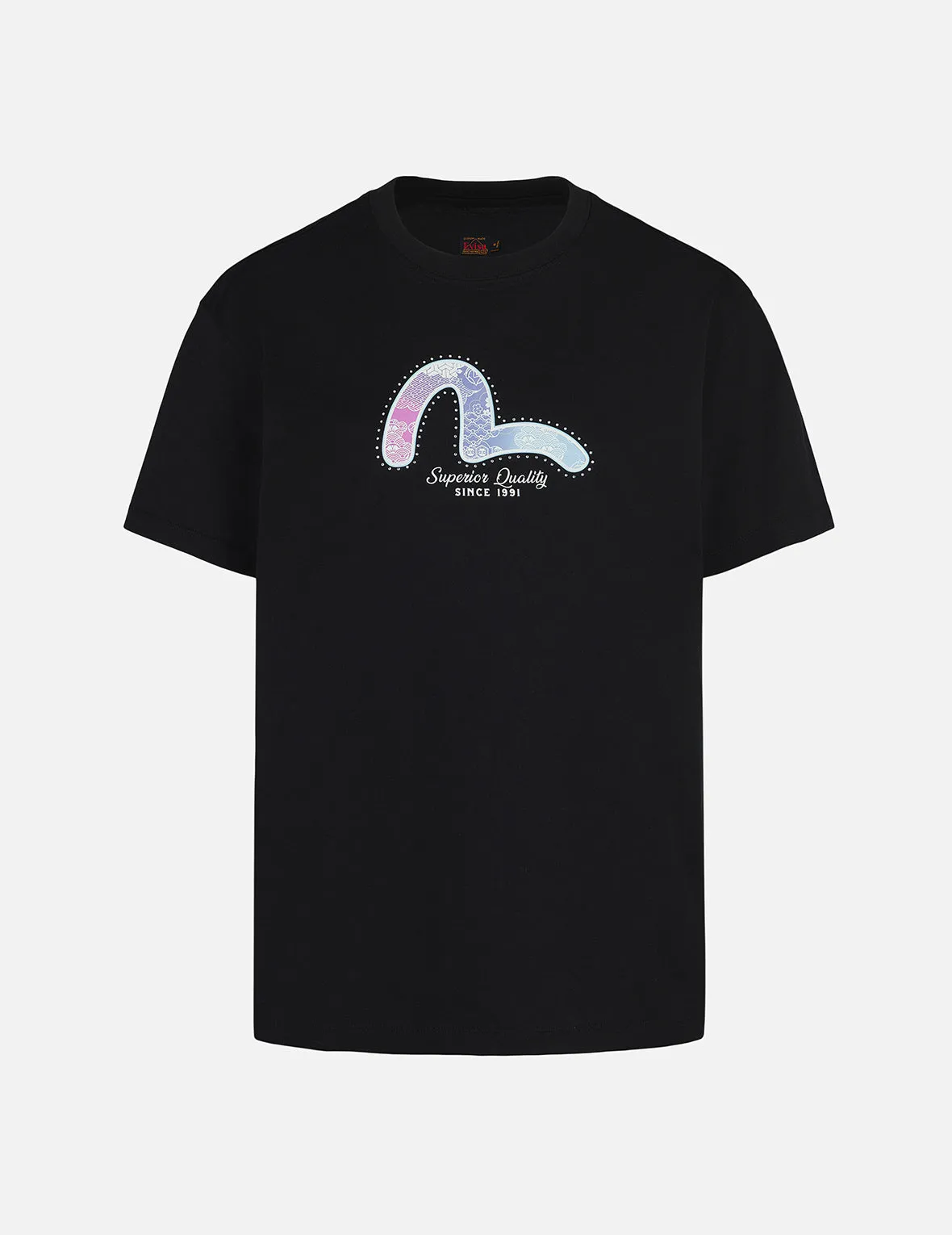 Seagull Foil Print Boyfriend T-shirt