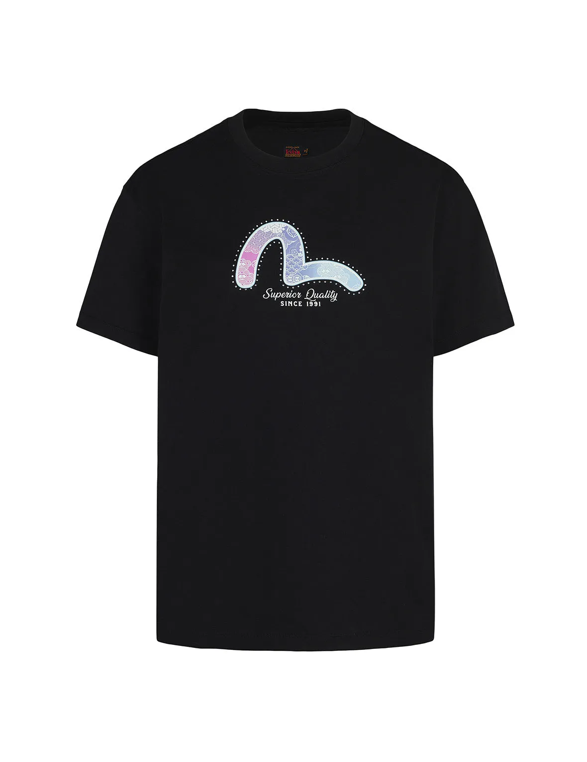 Seagull Foil Print Boyfriend T-shirt