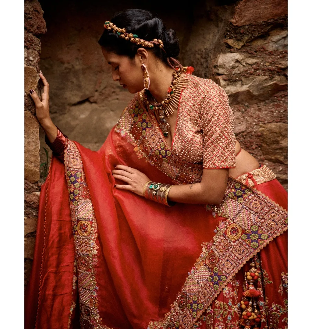 Shataranj Lehenga Set