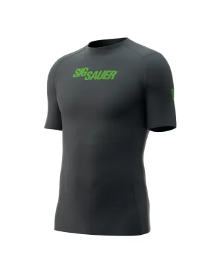 SIG SAUER X PHALANX SHORT-SLEEVE RASH GUARD | GRY-GRN