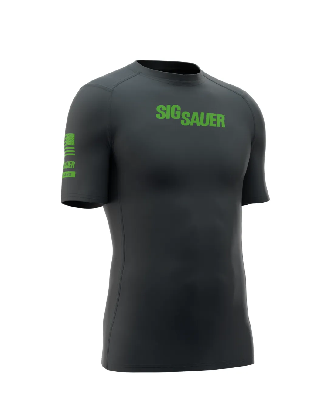 SIG SAUER X PHALANX SHORT-SLEEVE RASH GUARD | GRY-GRN