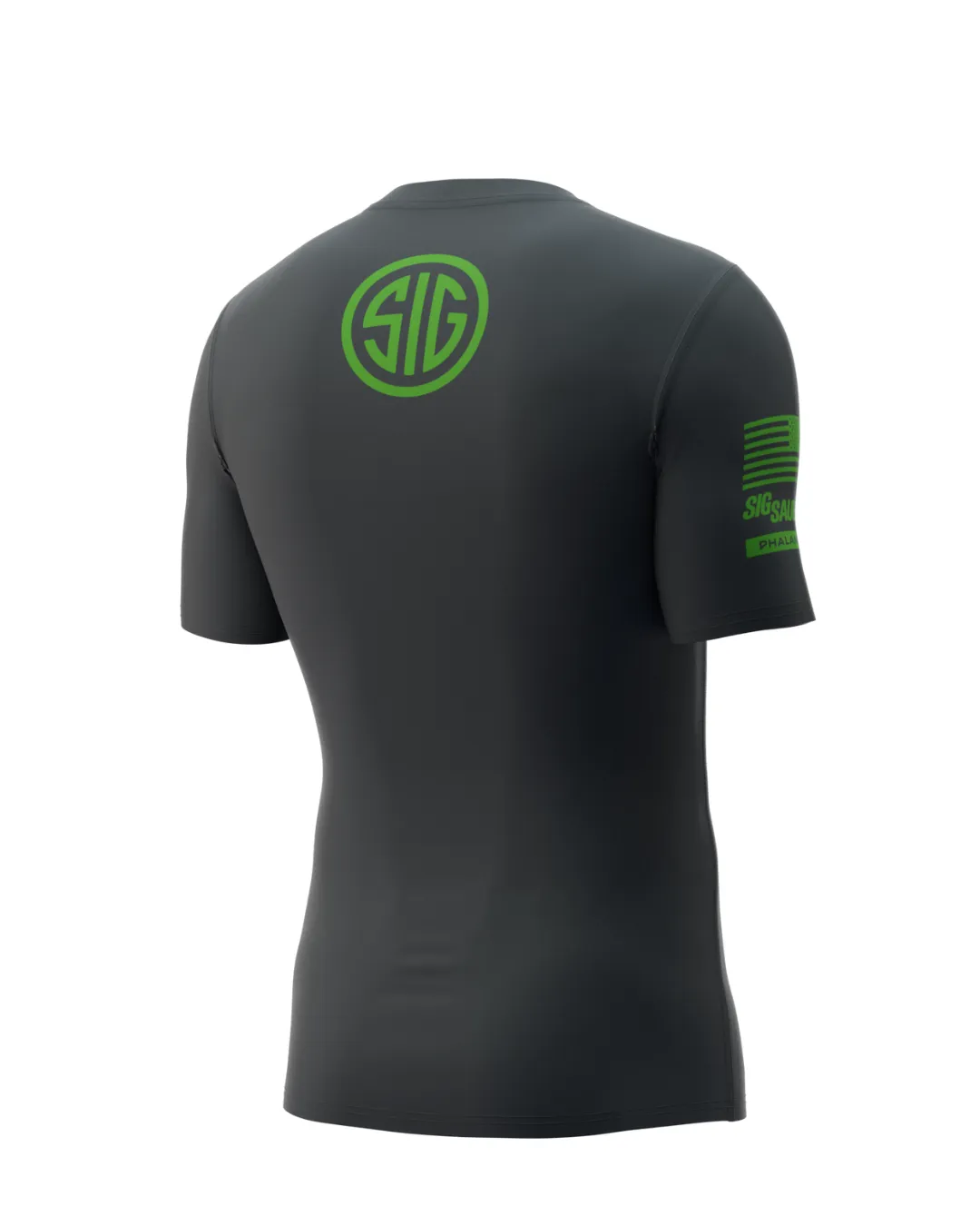 SIG SAUER X PHALANX SHORT-SLEEVE RASH GUARD | GRY-GRN