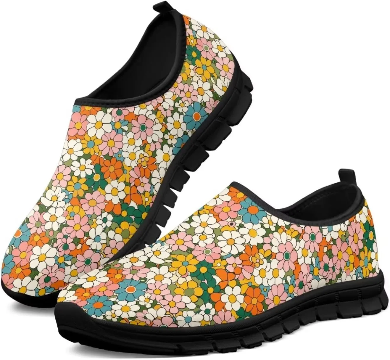 Sneakers for Women Casual Flat Low Top Loafers Running Shoes Breathable Soft Lightweight Outdoor Walking Sneaker for Women US 5.5-11.5