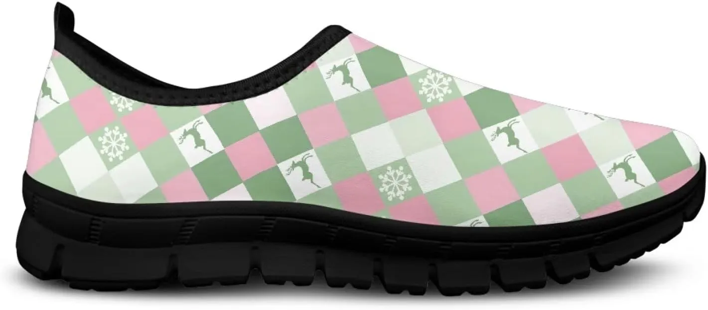 Sneakers for Women Casual Non-Slip Low Top Lightweight Loafers Running Shoes Breathable Cozy Workout Walking Sneaker for Women US 5.5-11.5