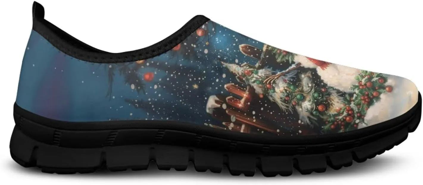Sneakers for Women Casual Non-Slip Low Top Lightweight Loafers Running Shoes Breathable Cozy Workout Walking Sneaker for Women US 5.5-11.5