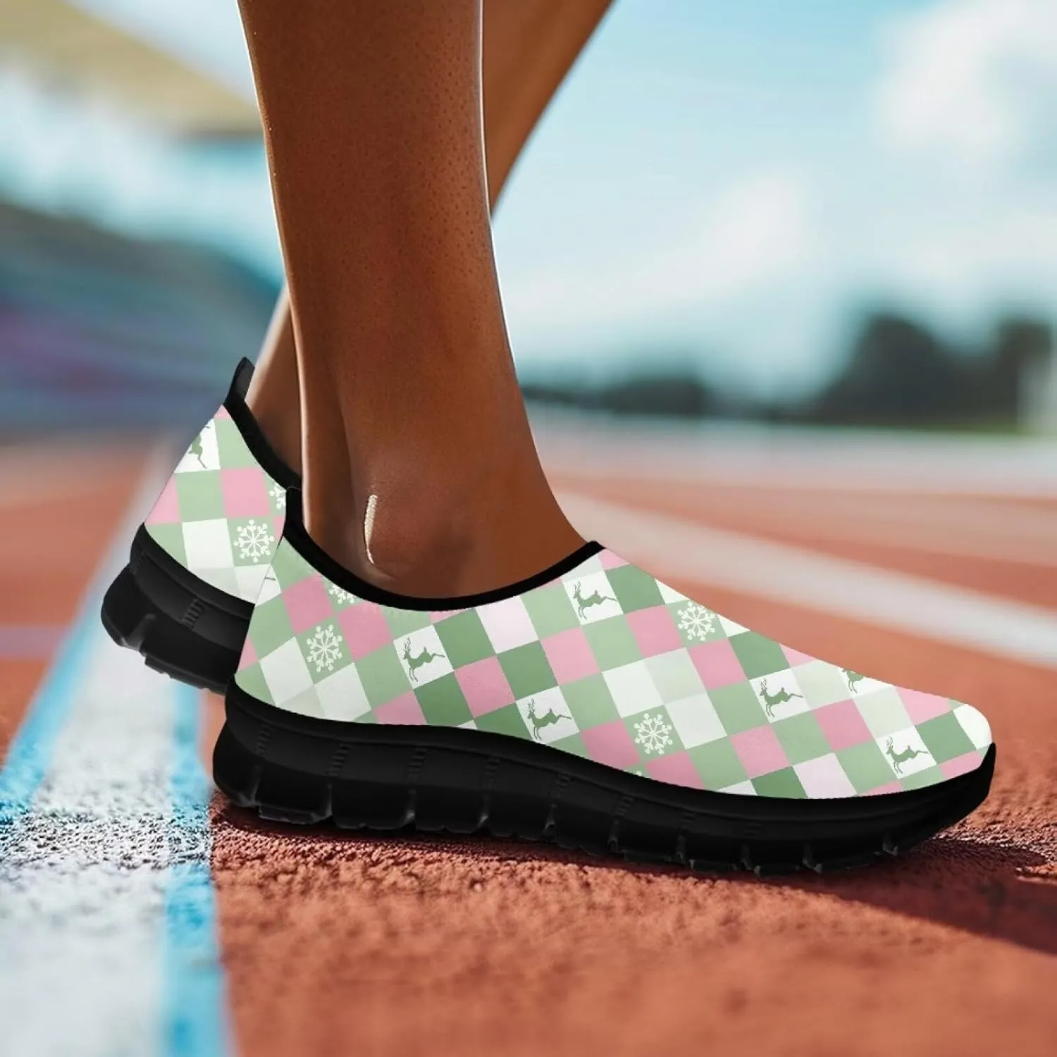 Sneakers for Women Casual Non-Slip Low Top Lightweight Loafers Running Shoes Breathable Cozy Workout Walking Sneaker for Women US 5.5-11.5