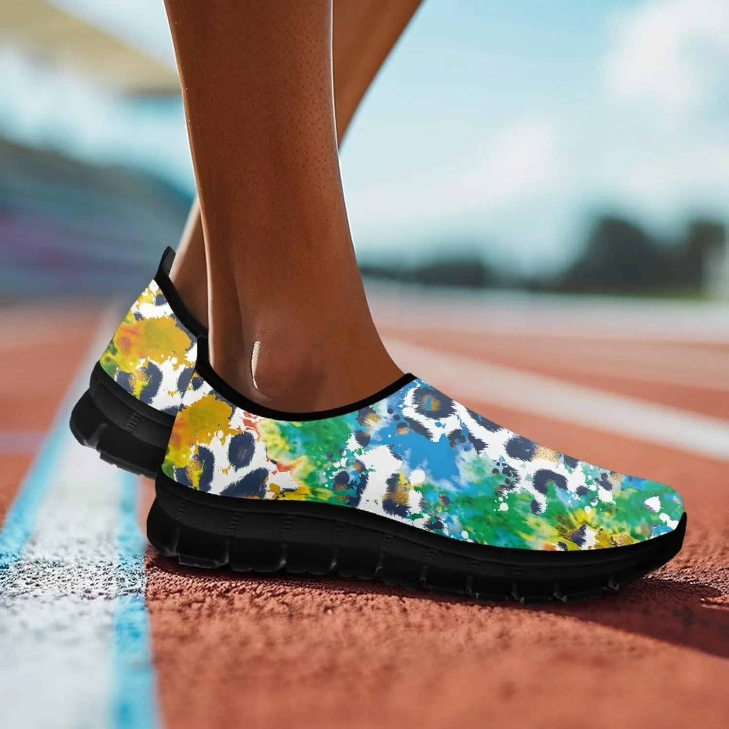 Sneakers for Women Casual Non-Slip Low Top Lightweight Loafers Running Shoes Breathable Cozy Workout Walking Sneaker for Women US 5.5-11.5