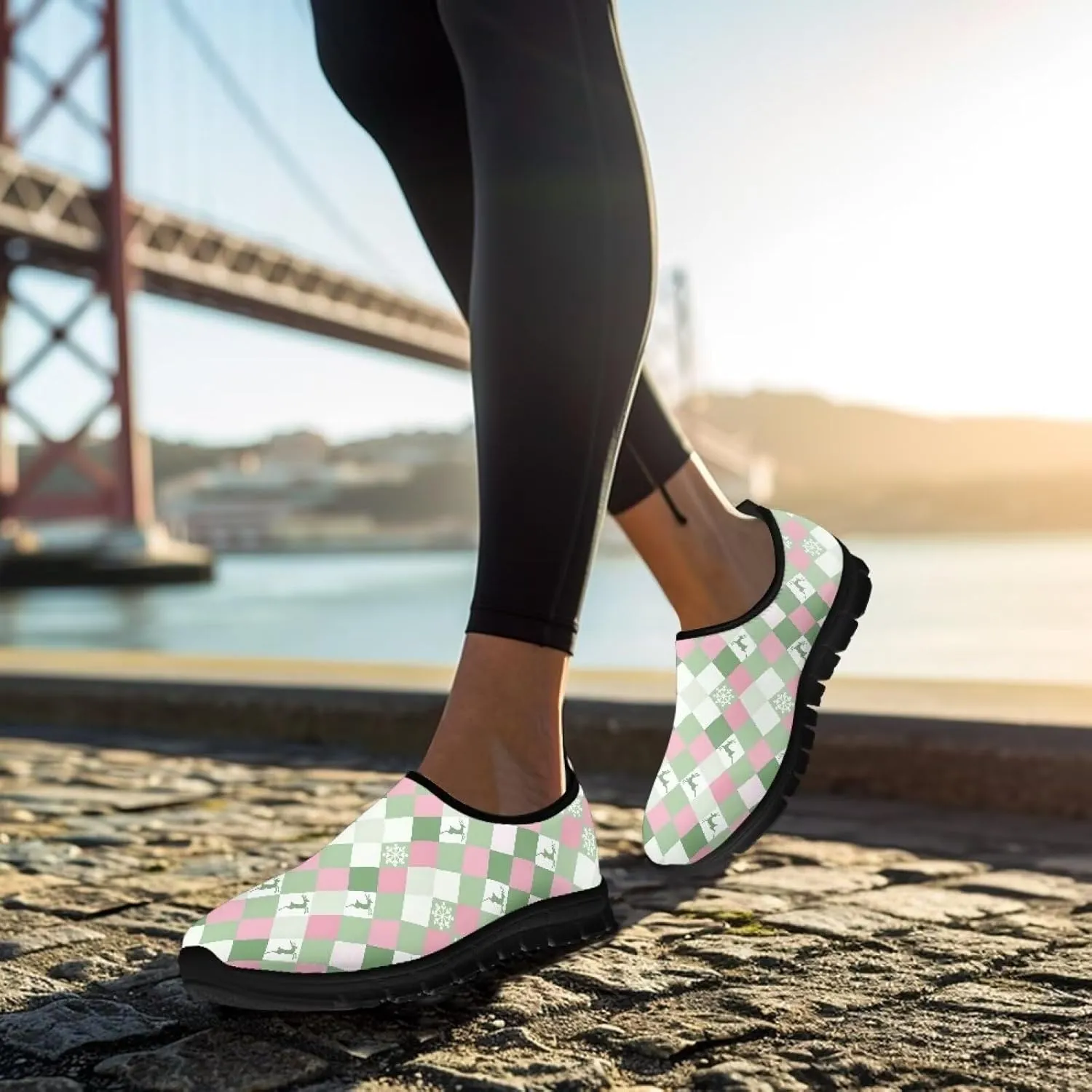 Sneakers for Women Casual Non-Slip Low Top Lightweight Loafers Running Shoes Breathable Cozy Workout Walking Sneaker for Women US 5.5-11.5