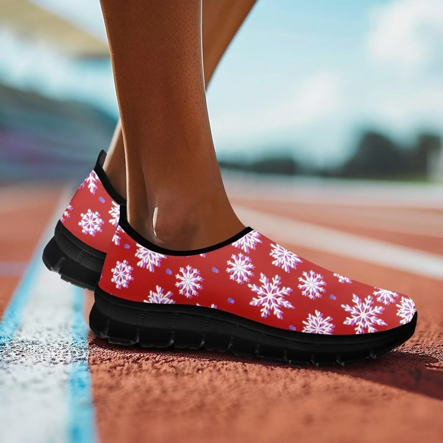 Sneakers for Women Casual Non-Slip Low Top Lightweight Loafers Running Shoes Breathable Cozy Workout Walking Sneaker for Women US 5.5-11.5