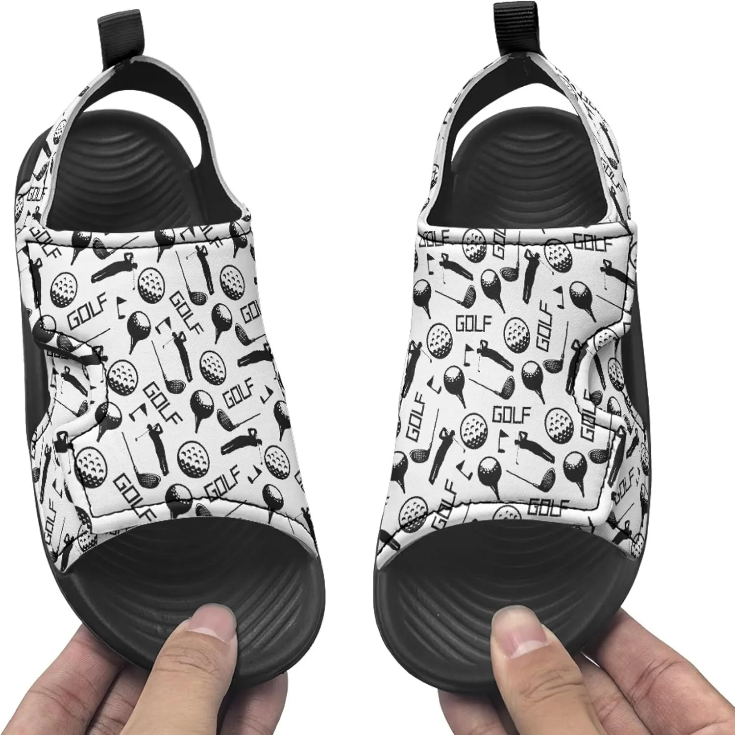 Sport Sandals for Boys Ball Themed Summer Sandals for Toddler Boys