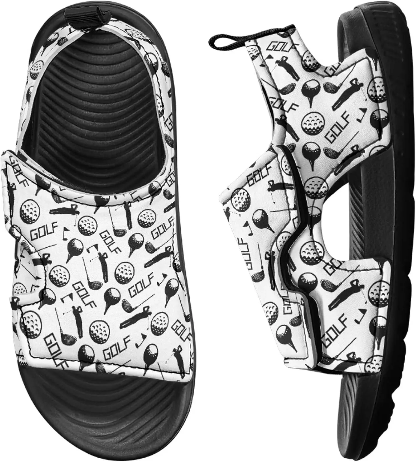 Sport Sandals for Boys Ball Themed Summer Sandals for Toddler Boys