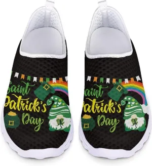 St Patricks Day Shoes Womens Running Sneakers Slip On Loafers Size 5.5-11.5