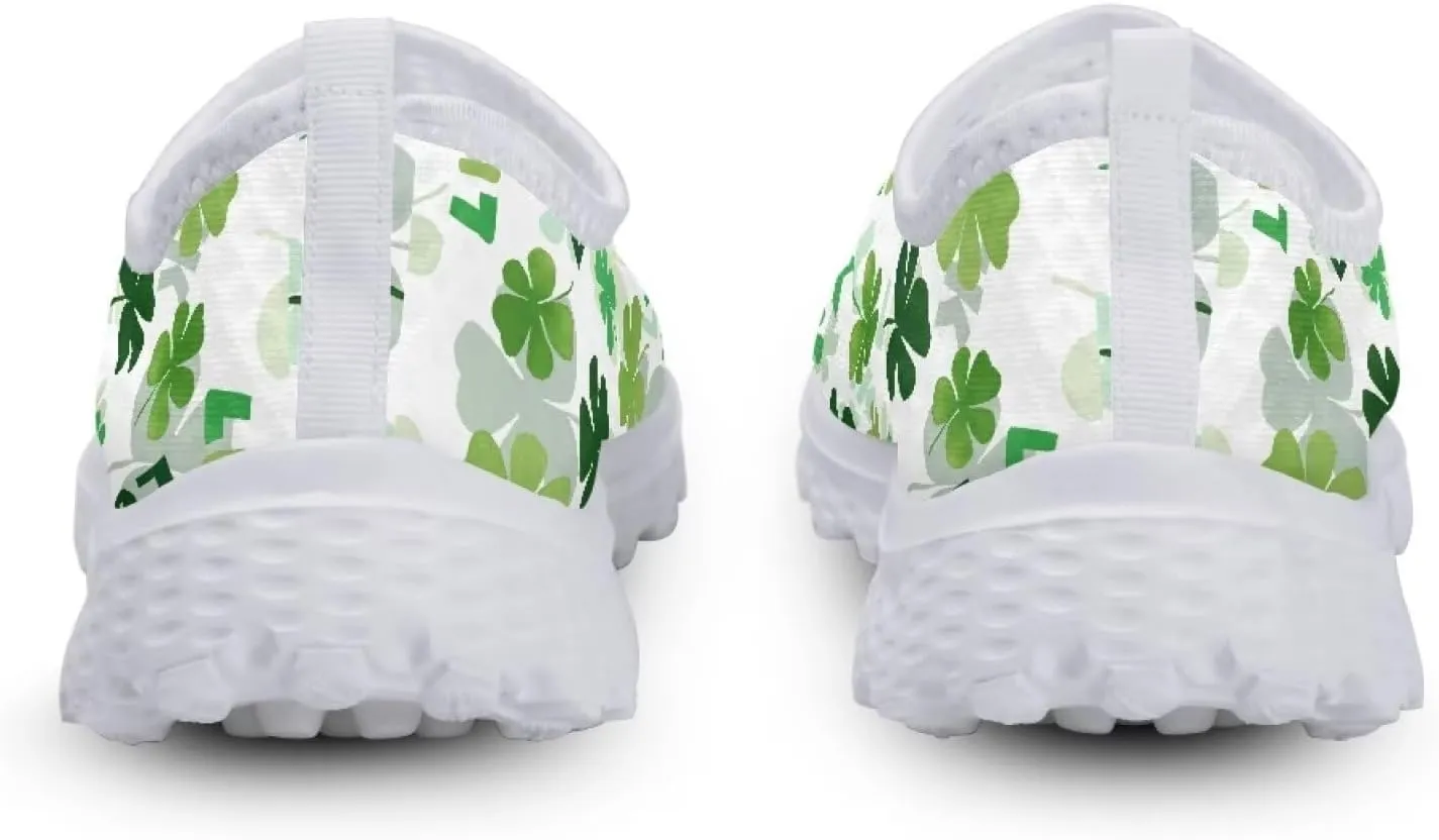 St Patricks Day Shoes Womens Running Sneakers Slip On Loafers Size 5.5-11.5