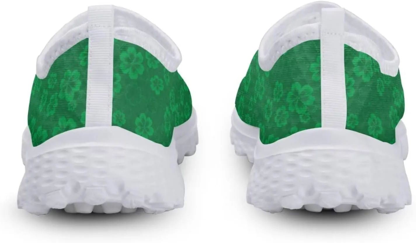 St Patricks Day Shoes Womens Running Sneakers Slip On Loafers Size 5.5-11.5