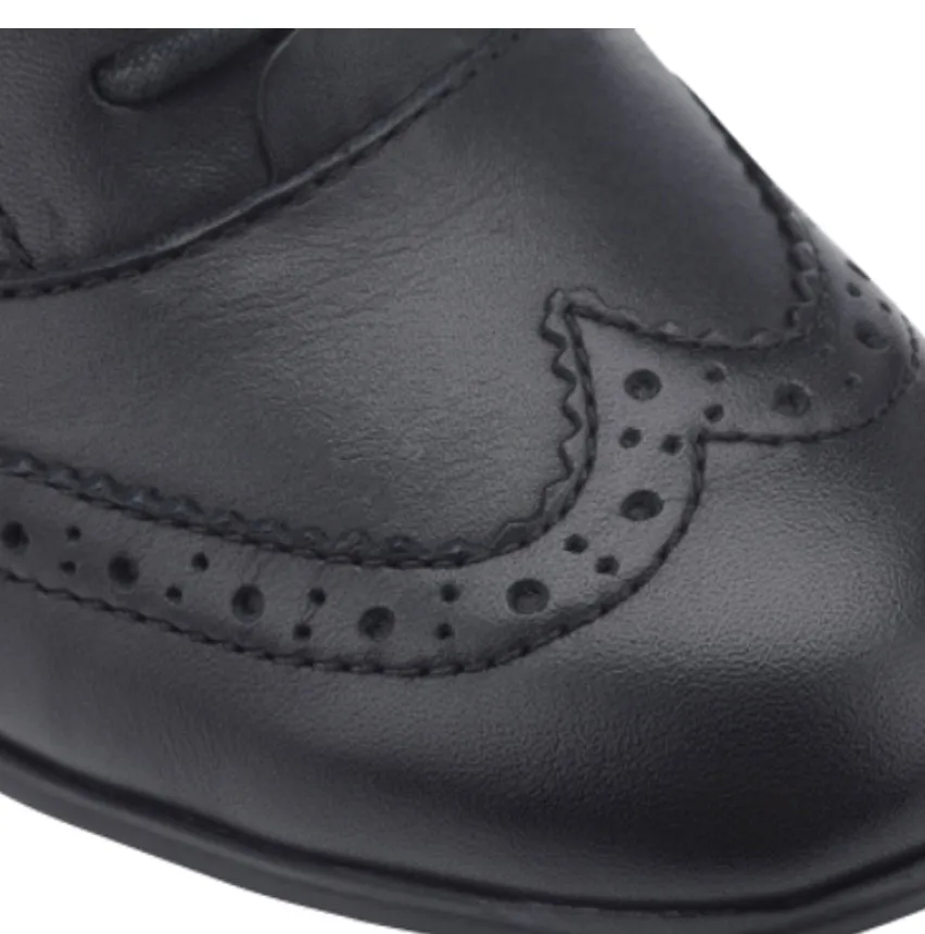 Start Rite Angry Angels Matilda Leather Lace Up School Shoe
