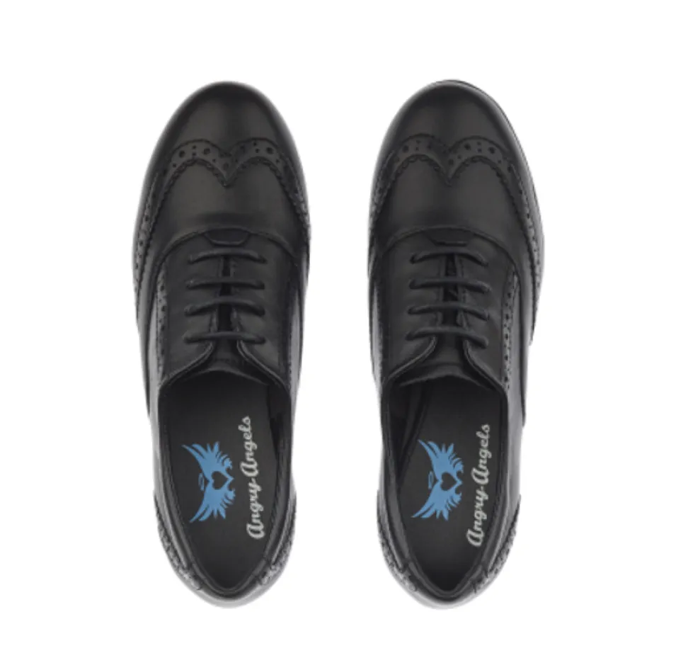 Start Rite Angry Angels Matilda Leather Lace Up School Shoe
