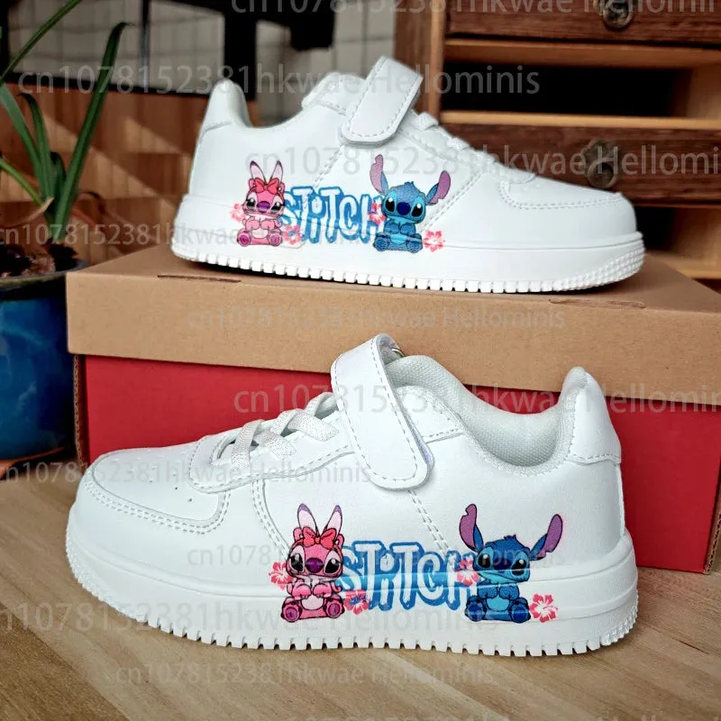 Stitch girls boys shoes sneakers for children Student Casual