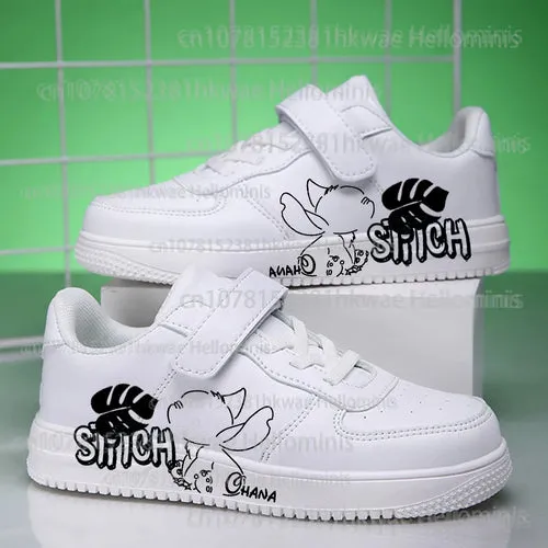 Stitch girls boys shoes sneakers for children Student Casual