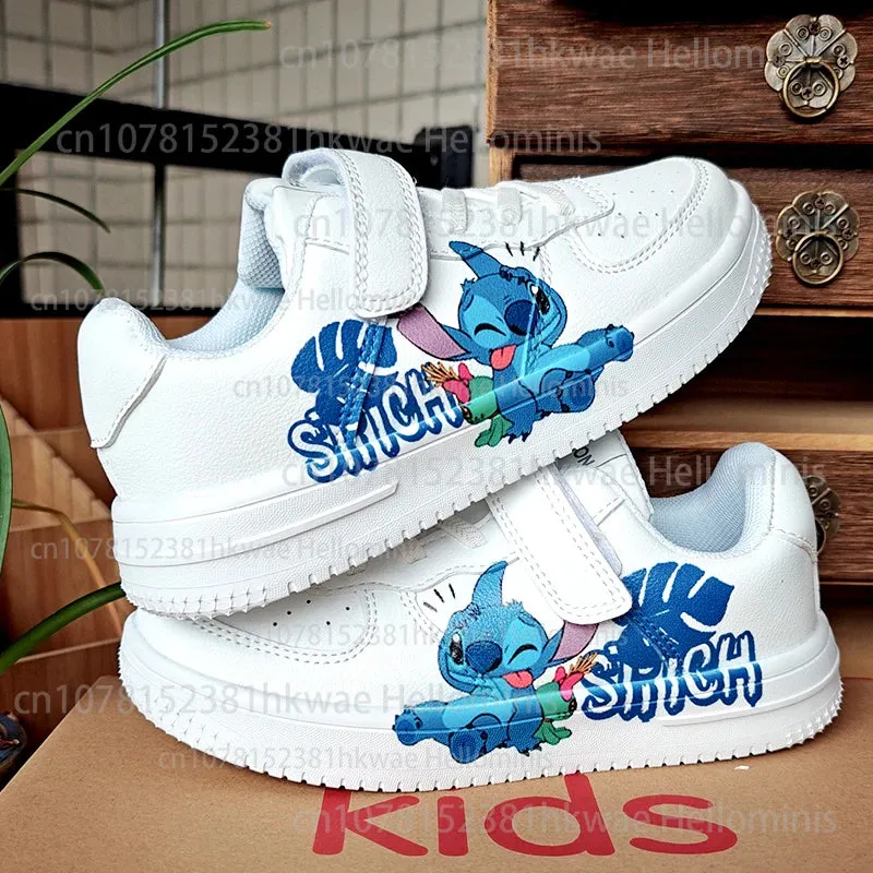 Stitch girls boys shoes sneakers for children Student Casual