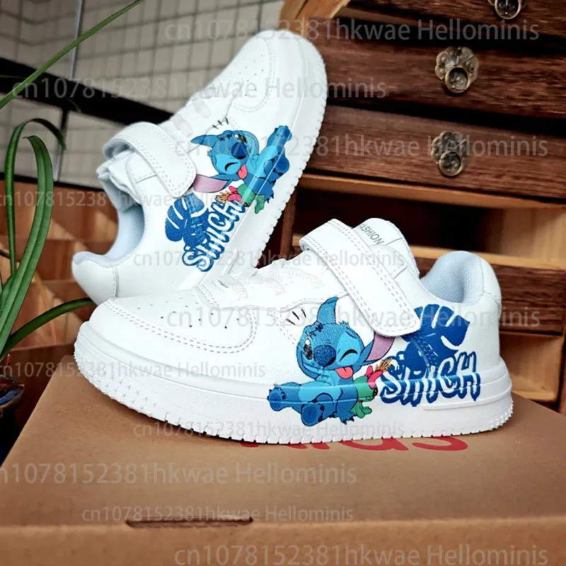 Stitch girls boys shoes sneakers for children Student Casual