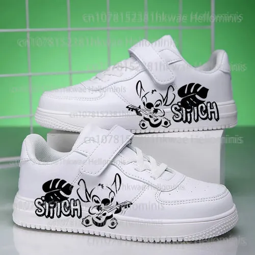 Stitch girls boys shoes sneakers for children Student Casual