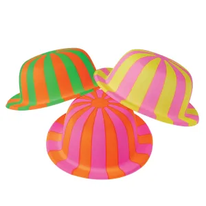 Striped Derbies Costume Accessory (One dozen)