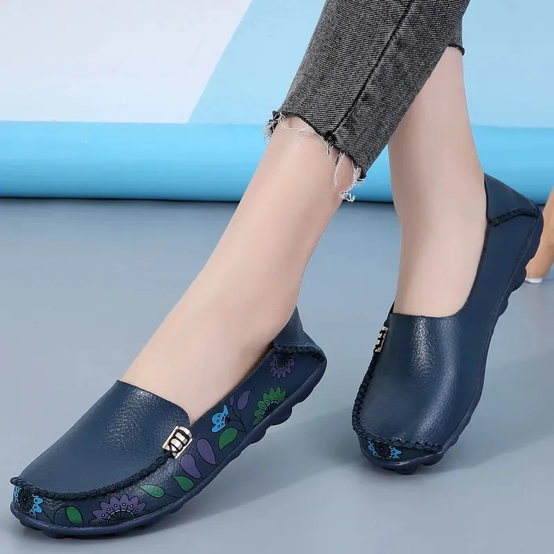 Stylish Leather Moccasins