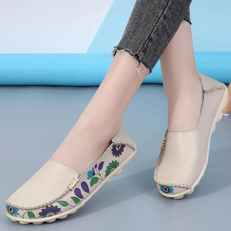 Stylish Leather Moccasins